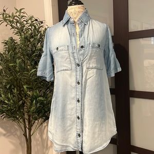 TRF Denim Tunic Blouse
